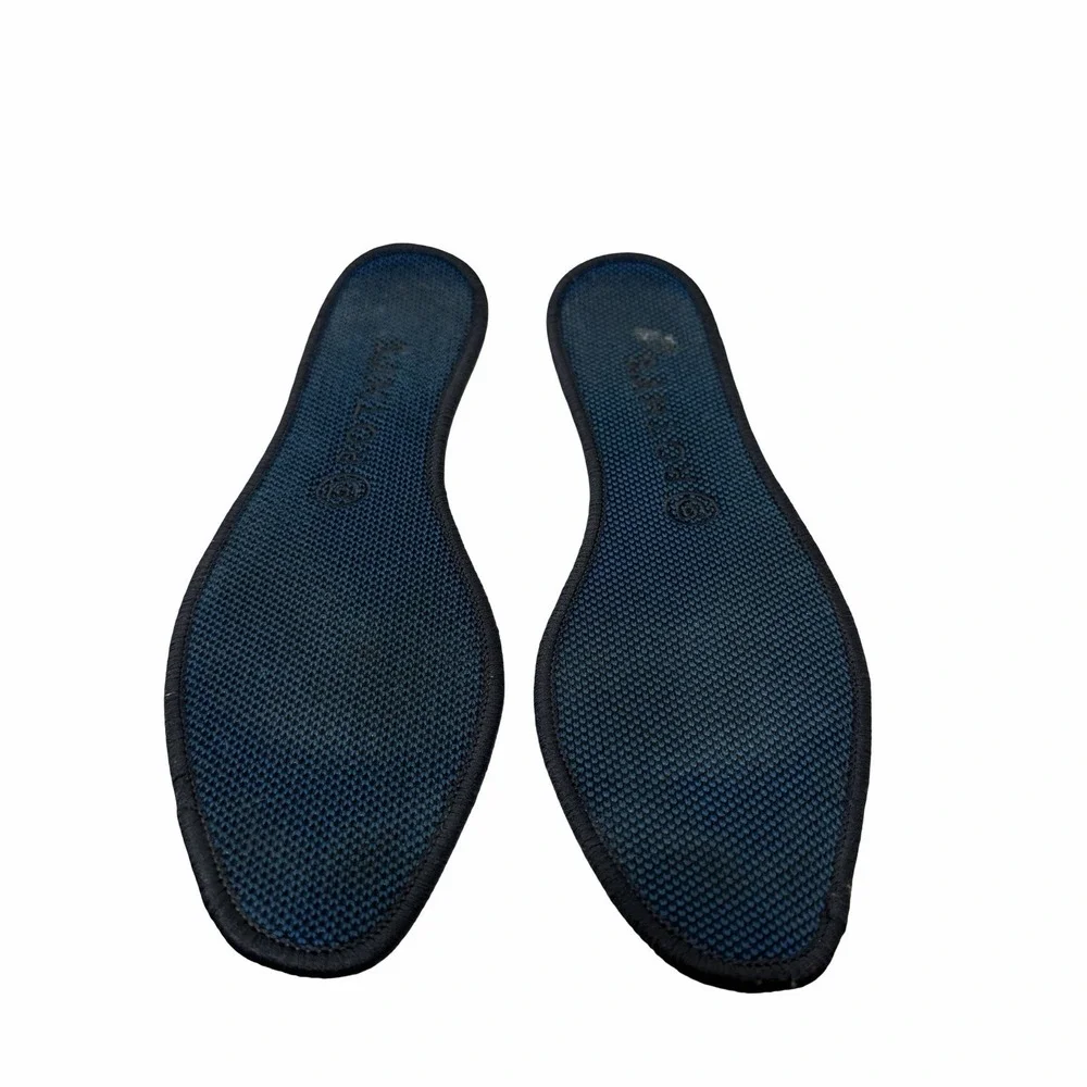 Rothys Womens Round Toe Knit Ballet Flats US 9.5 EU 40.5 Blue Machine‎ Washable